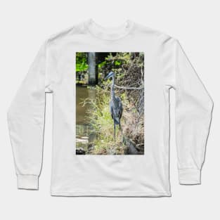 Great Blue Heron Long Sleeve T-Shirt